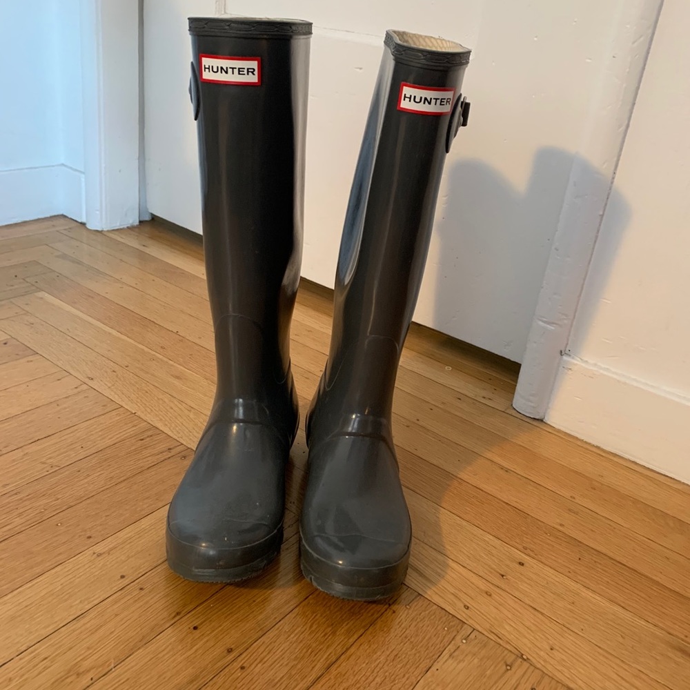 Grey Hunter Boots - image 1